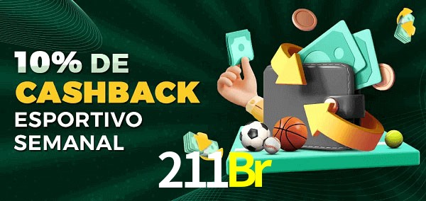 10% de bônus de cashback na 211Br